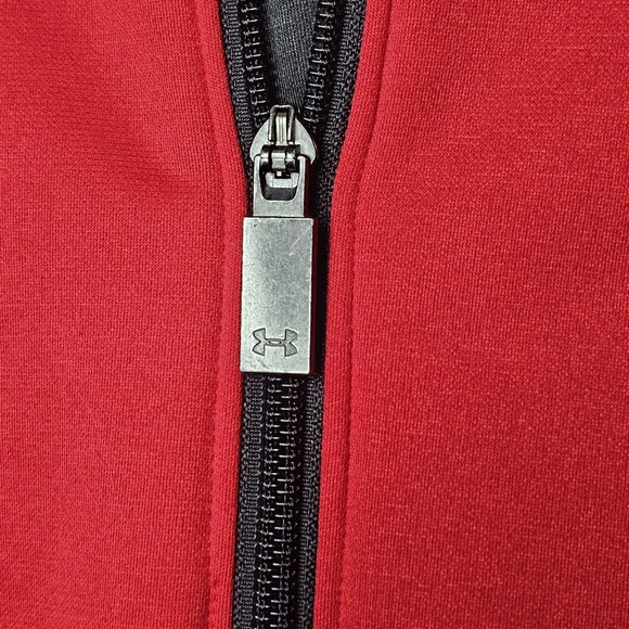 Texas Tech Pullover Men Large Red Black Under Armour Red Raiders 1/4 Quarter Zip - Picture 7 of 12